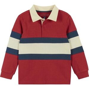 ANDY & EVAN 2T Colorblock Rugby Top